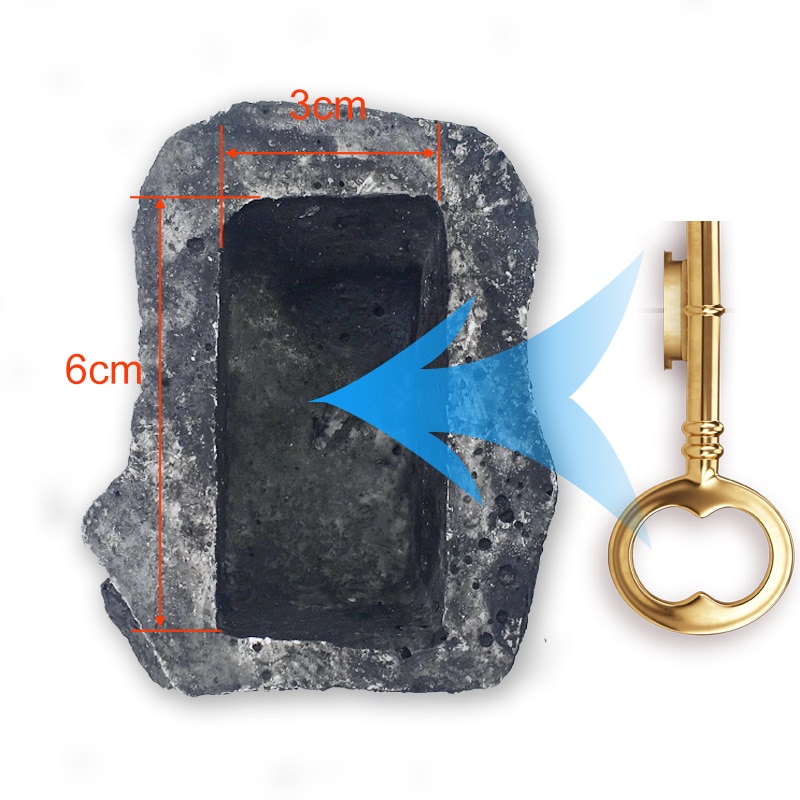 Schlüssel-Geheimversteck in Stein-Optik