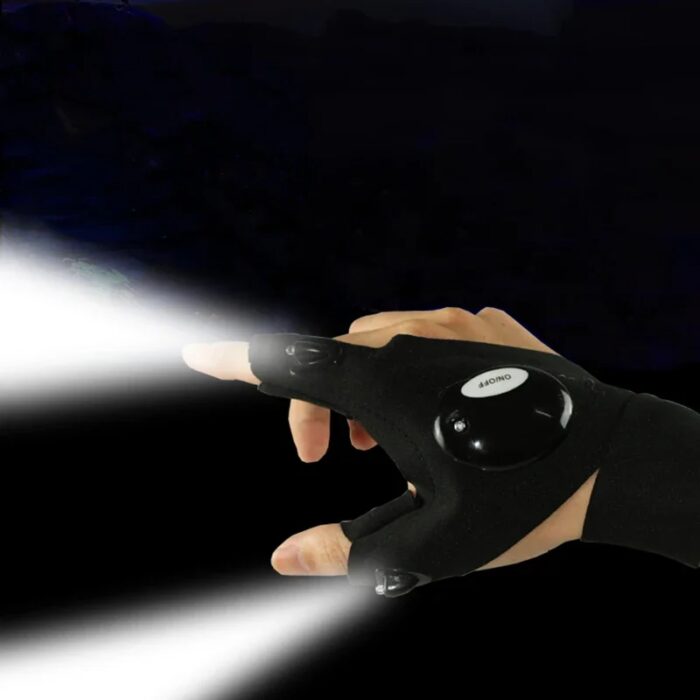 LED Lichter-Handschuh - 12